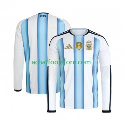 Maillot Argentine Domicile Tenue pour Homme Coupe du Monde 2026 Manche Longue