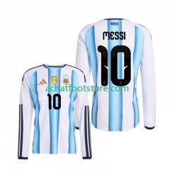 Maillot Argentine Lionel Messi 10 Domicile Tenue pour Homme Coupe du Monde 2026 Manche Longue