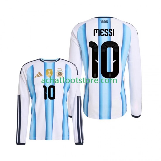 Maillot Argentine Lionel Messi 10 Domicile Tenue pour Homme Coupe du Monde 2026 Manche Longue