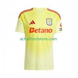 Maillot Aston Villa Gardien Extérieur Tenue pour Homme 2025-2026 Manche Courte