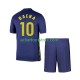 Maillot Atlético Madrid Alex Baena 10 Extérieur Tenue pour Enfant 2025-2026 Manche Courte