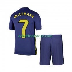 Maillot Atlético Madrid Antoine Griezmann 7 Extérieur Tenue pour Enfant 2025-2026 Manche Courte