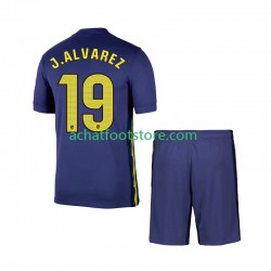 Maillot Atlético Madrid Julian Alvarez 19 Extérieur Tenue pour Enfant 2025-2026 Manche Courte