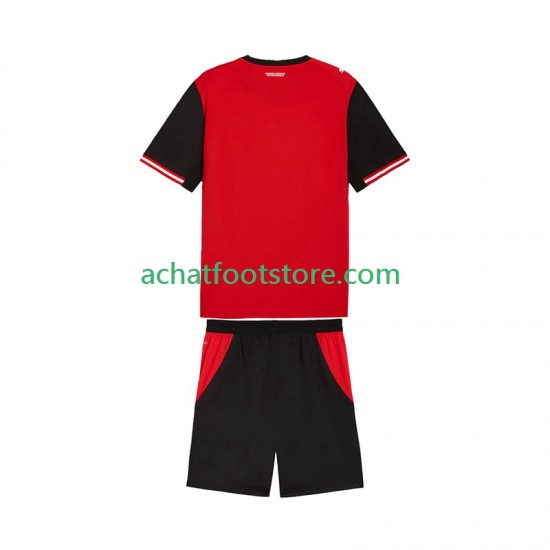 Maillot Autriche Domicile Tenue pour Enfant Coupe du Monde 2026 Manche Courte