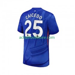 Maillot Chelsea Moises Caicedo 25 Domicile Tenue pour Homme 2025-2026 Manche Courte