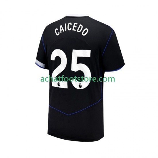 Maillot Chelsea Moises Caicedo 25 3ème Tenue pour Homme 2025-2026 Manche Courte