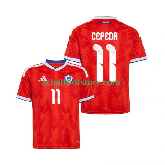 Maillot Chili Lucas Cepeda 11 Domicile Tenue pour Homme 2026 Manche Courte