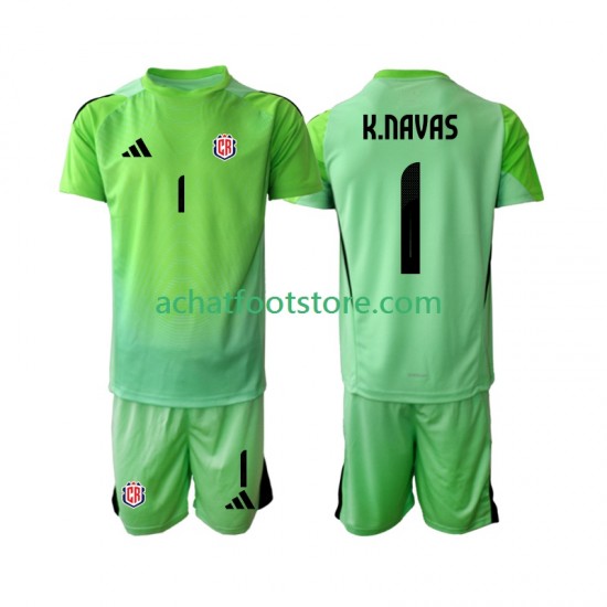 Maillot Costa Rica Keylor Navas 1 Gardien Domicile Tenue pour Enfant 2025 Manche Courte
