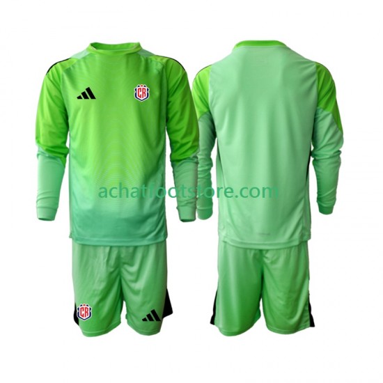Maillot Costa Rica Gardien Domicile Tenue pour Enfant 2025 Manche Longue