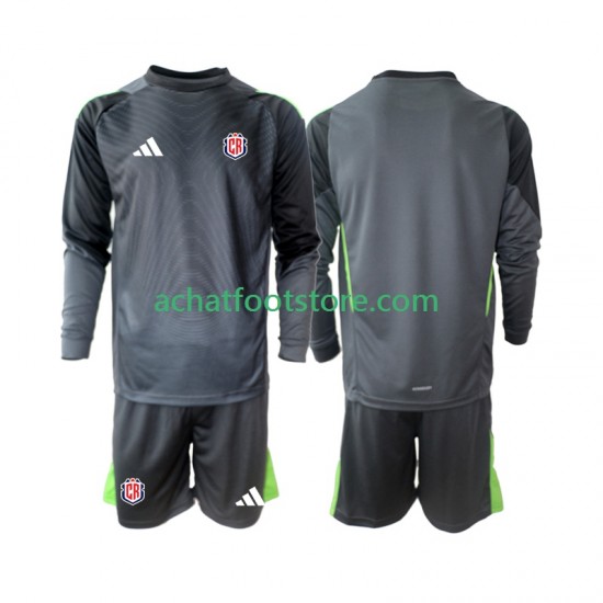 Maillot Costa Rica Gardien Extérieur Tenue pour Enfant 2025 Manche Longue