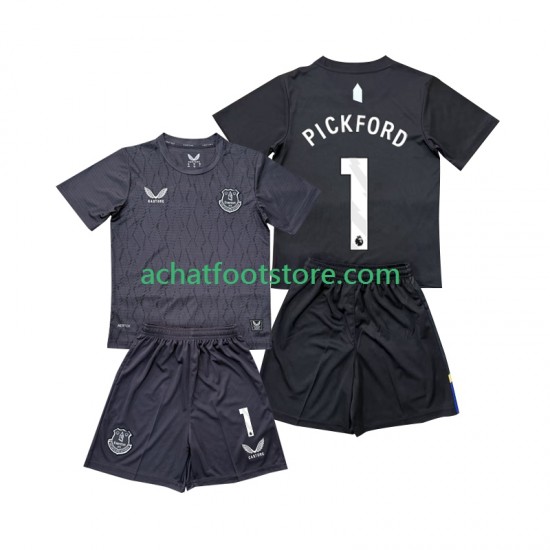 Maillot Everton Pickford 1 Gardien Extérieur Tenue pour Enfant 2025-2026 Manche Courte