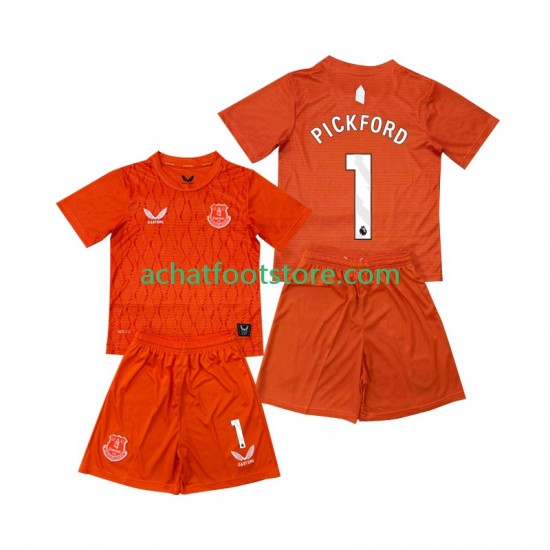 Maillot Everton Pickford 1 Gardien 3ème Tenue pour Enfant 2025-2026 Manche Courte