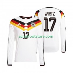 Maillot Allemagne Florian Wirtz 17 Domicile Tenue pour Homme Coupe du Monde 2026 Manche Longue