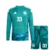 Maillot Allemagne Alexander Nubel 33 Gardien Domicile Tenue pour Enfant Coupe du Monde 2026 Manche Longue