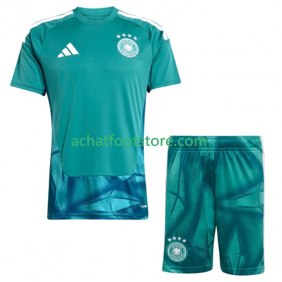 Maillot Allemagne Gardien Domicile Tenue pour Enfant Coupe du Monde 2026 Manche Courte
