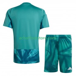 Maillot Allemagne Gardien Domicile Tenue pour Enfant Coupe du Monde 2026 Manche Courte