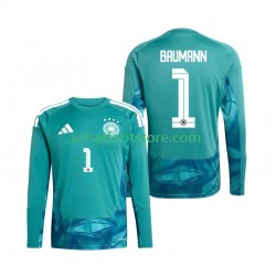 Maillot Allemagne Oliver Baumann 1 Gardien Domicile Tenue pour Homme Coupe du Monde 2026 Manche Longue