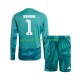 Maillot Allemagne Oliver Baumann 1 Gardien Domicile Tenue pour Enfant Coupe du Monde 2026 Manche Longue