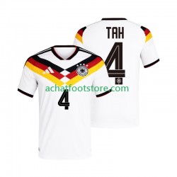 Maillot Allemagne Jonathan Tah 4 Domicile Tenue pour Homme Coupe du Monde 2026 Manche Courte