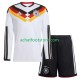Maillot Allemagne Domicile Tenue pour Enfant Coupe du Monde 2026 Manche Longue