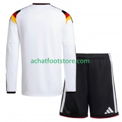 Maillot Allemagne Domicile Tenue pour Enfant Coupe du Monde 2026 Manche Longue
