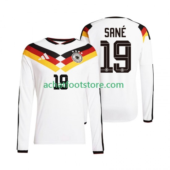 Maillot Allemagne Leroy Sane 19 Domicile Tenue pour Homme Coupe du Monde 2026 Manche Longue