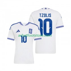 Maillot Grèce Christos Tzolis 10 Domicile Tenue pour Homme 2026 Manche Courte Maillot Grèce Christos Tzolis 10 Domicile Tenue pour Homme 2026 Manche Courte