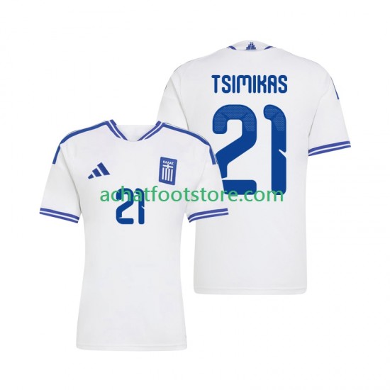 Maillot Grèce Konstantinos Tsimikas 21 Domicile Tenue pour Homme 2026 Manche Courte