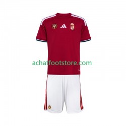Maillot Hongrie Domicile Tenue pour Enfant Coupe du Monde 2026 Manche Courte