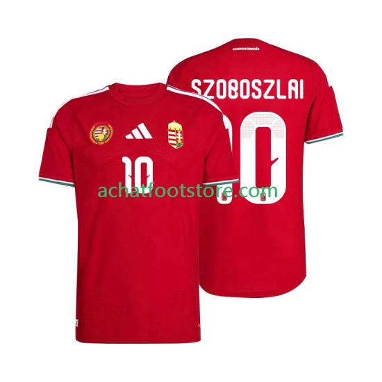 Maillot Hongrie Szoboszlai 10 Domicile Tenue pour Homme Coupe du Monde 2026 Manche Courte
