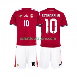 Maillot Hongrie Szoboszlai 10 Domicile Tenue pour Enfant Coupe du Monde 2026 Manche Courte