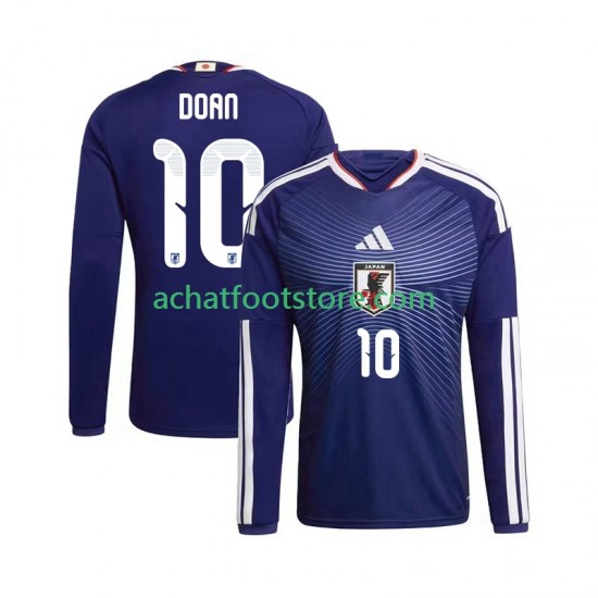 Maillot Japon Ritsu Doan 10 Domicile Tenue pour Homme Coupe du Monde 2026 Manche Longue