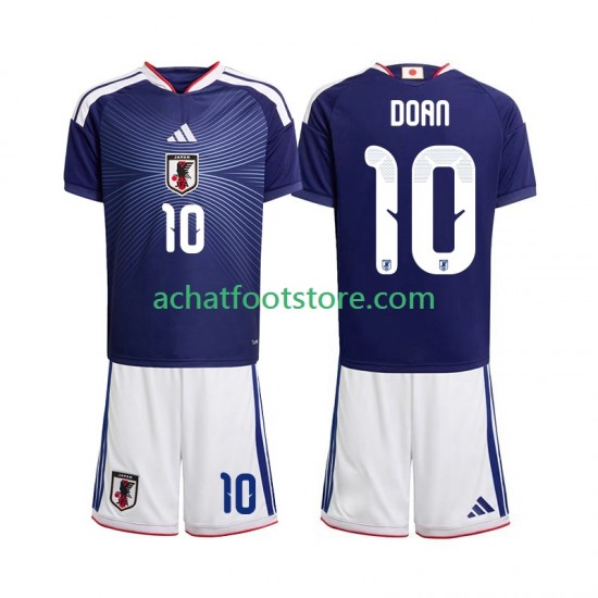 Maillot Japon Ritsu Doan 10 Domicile Tenue pour Enfant Coupe du Monde 2026 Manche Courte