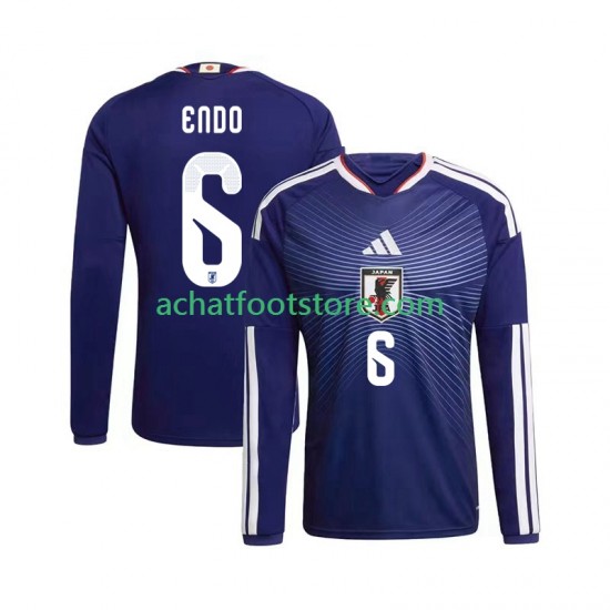 Maillot Japon Wataru Endo 6 Domicile Tenue pour Homme Coupe du Monde 2026 Manche Longue
