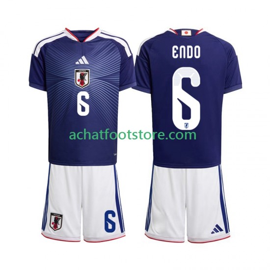 Maillot Japon Wataru Endo 6 Domicile Tenue pour Enfant Coupe du Monde 2026 Manche Courte
