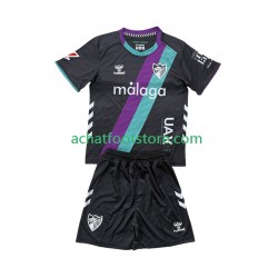 Maillot Málaga CF Extérieur Tenue pour Enfant 2025-2026 Manche Courte