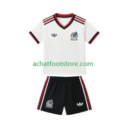 Maillot Mexique Extérieur Tenue pour Enfant Coupe du Monde 2026 Manche Courte