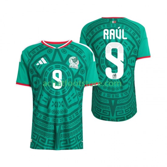 Maillot Mexique Raul Jimenez 9 Domicile Tenue pour Homme Coupe du Monde 2026 Manche Courte