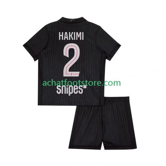 Maillot Paris Saint-Germain Achraf Hakimi 2 4ème Tenue pour Enfant 2025-2026 Manche Courte
