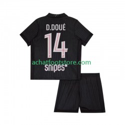 Maillot Paris Saint-Germain Desire Doue 14 4ème Tenue pour Enfant 2025-2026 Manche Courte