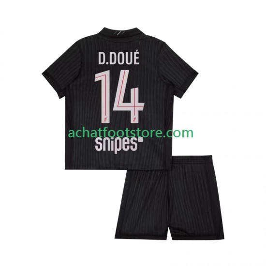 Maillot Paris Saint-Germain Desire Doue 14 4ème Tenue pour Enfant 2025-2026 Manche Courte