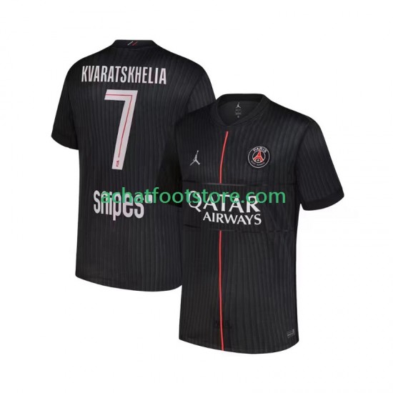 Maillot Paris Saint-Germain Khvicha Kvaratskhelia 7 4ème Tenue pour Homme 2025-2026 Manche Courte