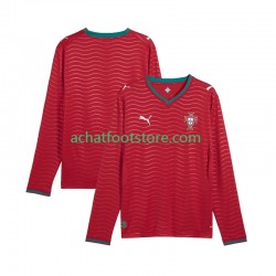 Maillot Portugal Domicile Tenue pour Homme Coupe du Monde 2026 Manche Longue