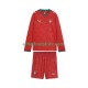 Maillot Portugal Domicile Tenue pour Enfant Coupe du Monde 2026 Manche Longue
