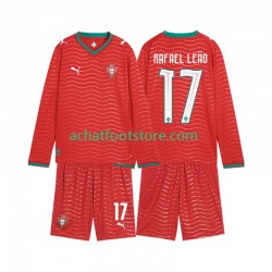 Maillot Portugal Rafael Leao 17 Domicile Tenue pour Enfant Coupe du Monde 2026 Manche Longue Maillot Portugal Rafael Leao 17 Domicile Tenue pour Enfant Coupe du Monde 2026 Manche Longue