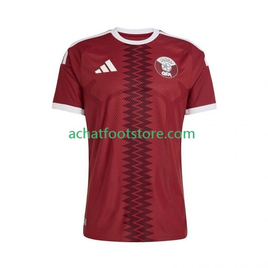 Maillot Qatar Domicile Tenue pour Homme Coupe du Monde 2026 Manche Courte