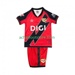 Maillot Rayo Vallecano Extérieur Tenue pour Enfant 2025-2026 Manche Courte