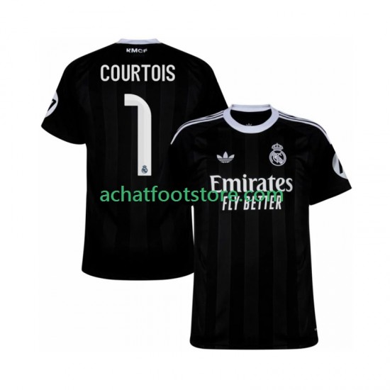 Maillot Real Madrid Thibaut Courtois 1 Gardien 3ème Tenue pour Homme 2025-2026 Manche Courte