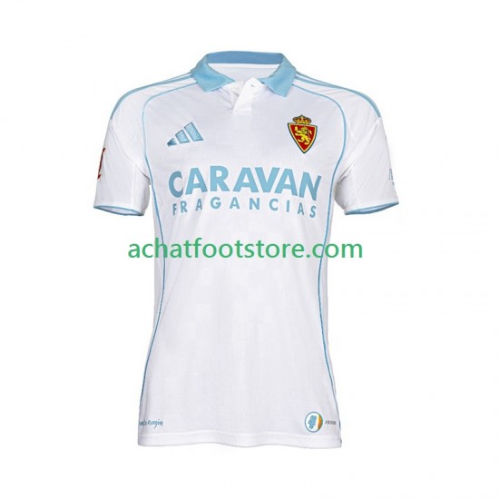 Maillot Real Zaragoza Domicile Tenue pour Homme 2025-2026 Manche Courte