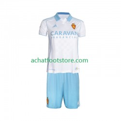 Maillot Real Zaragoza Domicile Tenue pour Enfant 2025-2026 Manche Courte